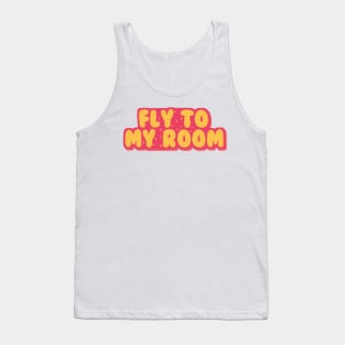 BTS song fly to my room typography Tank Top